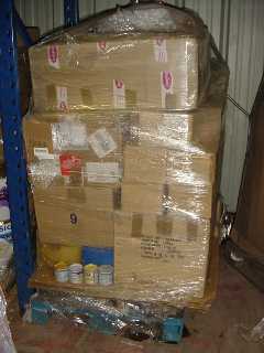 Palettes de marchandise